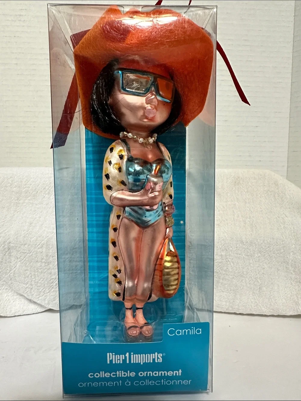 Pier 1 Imports Collectible Ornament Camila 8” Tall Beach Whimsical Theme